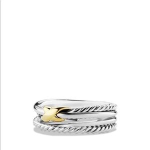 David yurman ring “X crossover ring” size 7.5